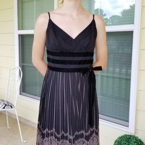 Ann Taylor LOFT black slip dress